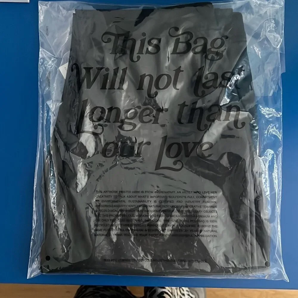 NWT Wolford Vegan Leather Trouser Pants Black XS